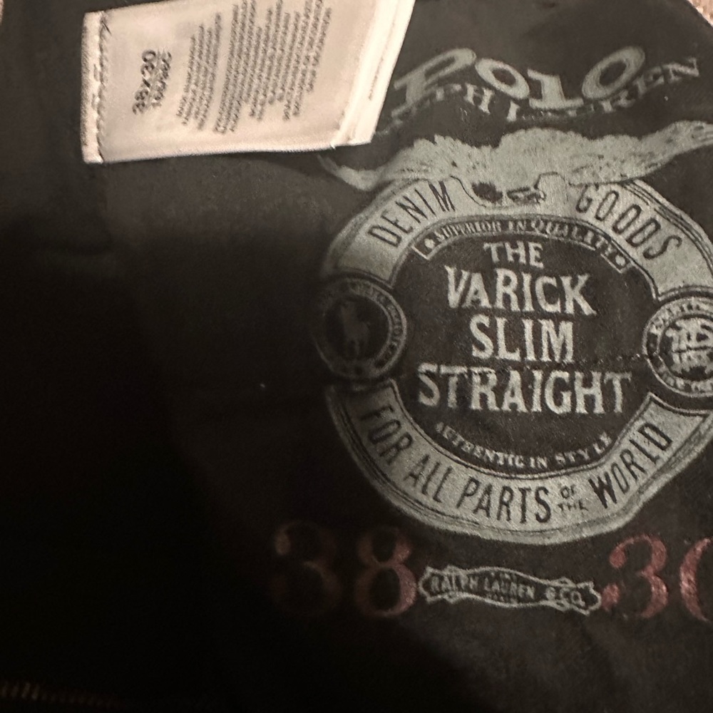 Ralph Lauren Slim Straight Jeans Size 38